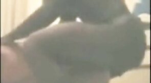 Black Amateur Gives a Blowjob to a Frenchman