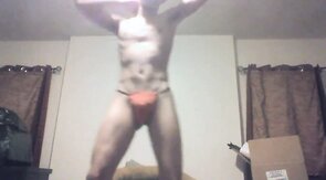 Skinny Asian Twink's Birthday Striptease