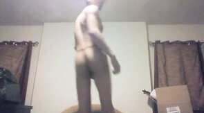 Skinny Asian Twink's Birthday Striptease