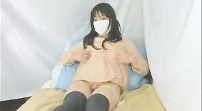 Asian Crossdresser Teases and Masturbates with a Sex Toy