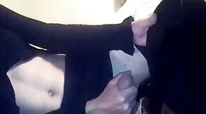Crossdresser Emo Masturbation