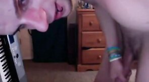 Twink Self-Facial: Sexy's Solo Webcam Show