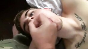 Skater Loses Bet - Bareback Blowjob with Cum Swallow