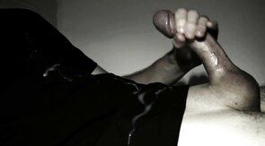 Big White Cumload: Amateur Handjob and Masturbation
