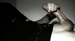 Big White Cumload: Amateur Handjob and Masturbation