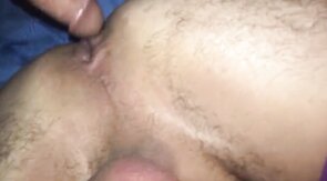 Sissy in Chastity Device Takes Bareback Fuck