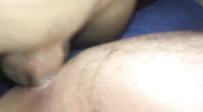 Sissy in Chastity Device Takes Bareback Fuck