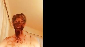 choptsticks in front in back then shit