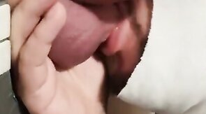 Glory Hole Amateur Takes on a Big Cock