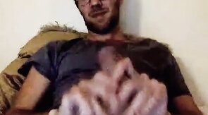 French Stud Shoots a Big Load - Amateur Webcam Solo