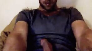 French Stud Shoots a Big Load - Amateur Webcam Solo