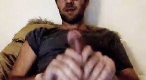 French Stud Shoots a Big Load - Amateur Webcam Solo