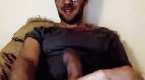 French Stud Shoots a Big Load - Amateur Webcam Solo