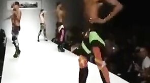 Black Crossdresser in Fierce Runway Show