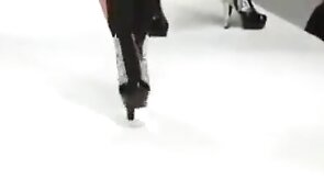 Black Crossdresser in Fierce Runway Show