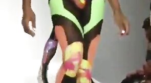 Black Crossdresser in Fierce Runway Show