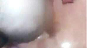 Big Black Cock Barebacks Amateur with Cum as Lube