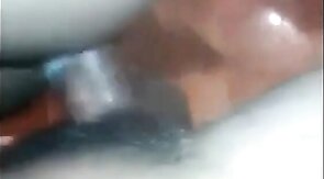 Big Black Cock Barebacks Amateur with Cum as Lube