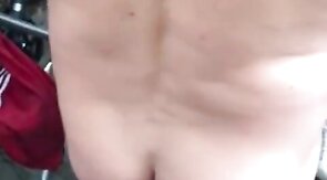 Stranger Strokes My Big Cock Outdoors