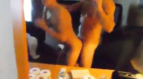 Muscle Daddy Barebacks Twink in Hotel Room