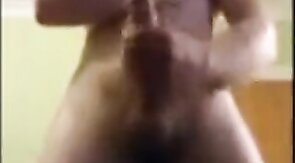 Furry-Balled Uncut Stud's Amateur Hunk Cumpilation