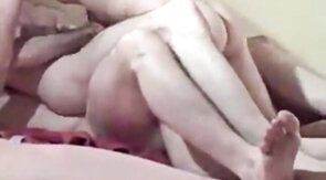 Amateur Gay Threesome Action