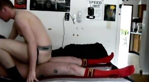 Mature Military Man Has Sex With a Young Twink