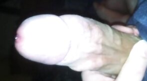 Fat Monster Cock Gets Jerked by a Twink in Bed