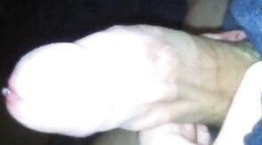 Fat Monster Cock Gets Jerked by a Twink in Bed