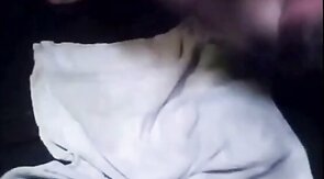 Sissy CD stretch her pussy with inflatable dildo