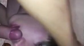 Twink in Pink Chastity Cage Sucks Amateur Dick