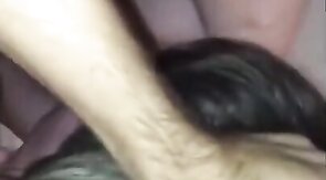 Twink in Pink Chastity Cage Sucks Amateur Dick