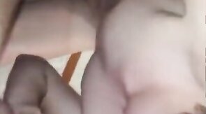 Twink in Pink Chastity Cage Sucks Amateur Dick