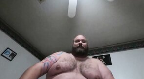 Fat Daddy Bear Takes it Like a Pro