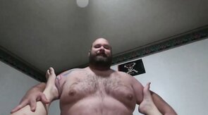 Fat Daddy Bear Takes it Like a Pro