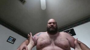 Fat Daddy Bear Takes it Like a Pro