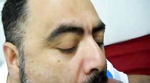 Mature Gay Bear Gives Blowjob