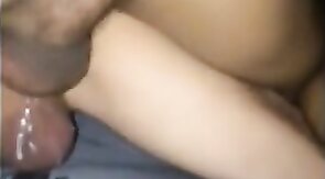 Bareback Amateur Takes a Big Cock for a Juicy Creampie