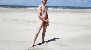 Outdoor Handjob on the Beach with Denis Matern