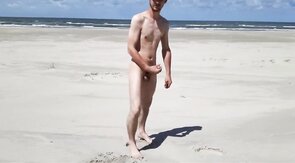 Outdoor Handjob on the Beach with Denis Matern