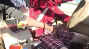 Twink Handjob in the Car