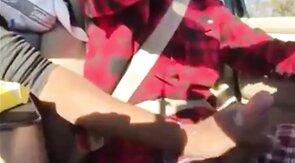 Twink Handjob in the Car