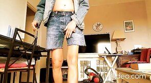 I put on underwear then I take it off