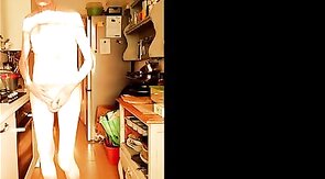 oiling my dick and masturbating