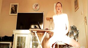 wanking in the sun in front of my computer