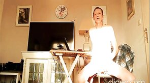 wanking in the sun in front of my computer