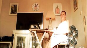 wanking in the sun in front of my computer