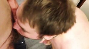 Covering My Buddy's Face with Cum