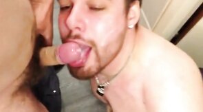Covering My Buddy's Face with Cum