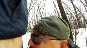 Outdoor Amateur Cock Sucking